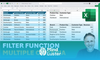 Excel FILTER Function Multiple Criteria AND OR Criteria