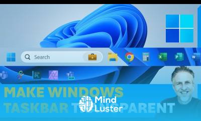 How to Make Taskbar Transparent in Windows 11 Translucent TB Transparent Taskbar Windows 11