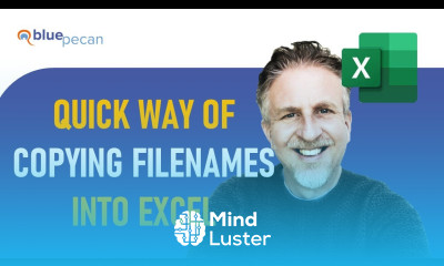 Copy a list of Filenames into Excel Using Command Prompt in Windows