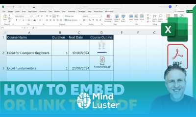 How to Insert a PDF in Excel Open or Link PDFs in an Excel Cell Without Software