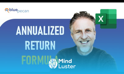 Annualized Rate of Return Formula in Excel