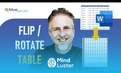 How to Flip or Rotate a Table in Microsoft Word 2 Methods