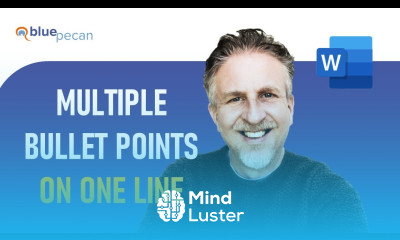 Multiple Bullet Points On One Line in Microsoft Word How to Make Horizontal Bullet Points