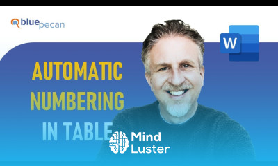 How to Auto Insert Sequential Numbers in a MS Word Table Automatic Numbering in Table Column