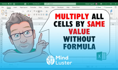 Quickly Multiply All Values in an Excel Column Row Table by the Same Value NO FORMULA REQUIRED