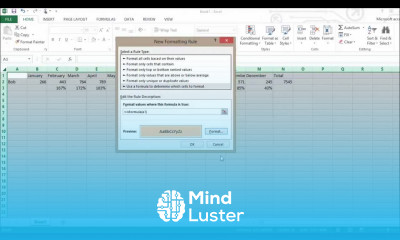 Excel 2013 Format all Cells Containing a Formula Using ISFORMULA