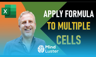 Apply Formula to Multiple Cells in Excel Use the Same Formula in Entire Column Row or Table