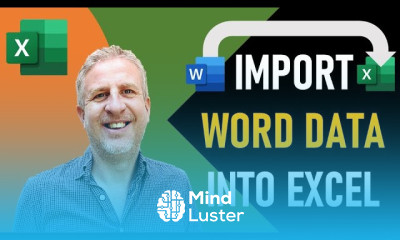 Import Word Document into Excel Convert Transfer Data in Word into Excel Worksheet