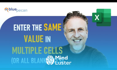 Learn How to Enter the Same Value in Multiple Cells in Excel Enter Same ...