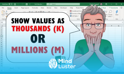 Show Numbers as Thousands K or Millions M in Excel