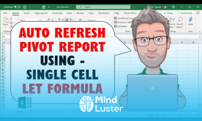 LET Function Auto Refresh Pivot Report Using a Single Cell Formula