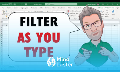 Create FILTER AS YOU TYPE Search Box in Excel 365 No VBA Required