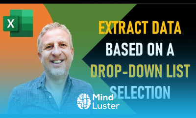 Extract Data Based on a Drop Down List Selection in Excel Filter Data With Drop Down List Excel