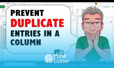 Excel Prevent Duplicate Entries in a Column