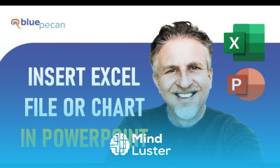 How to Insert Excel File in PowerPoint Insert as Icon Insert Chart Dynamic Automatic Update