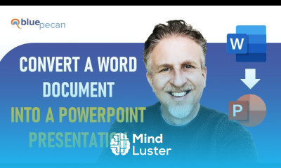 Export MS Word Document to PowerPoint Presentation for Word Online Word Desktop Application