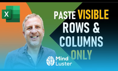Paste Visible Cells Only Excel Shortcut How to Select Excluding Hidden Rows Columns