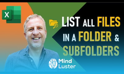 How to Get a List of all Files in a Folder and Subfolders into Excel