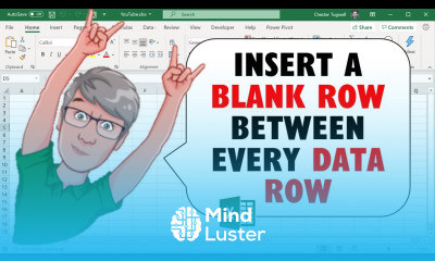 Insert a Blank Row Between Each Data Row or Record in Excel