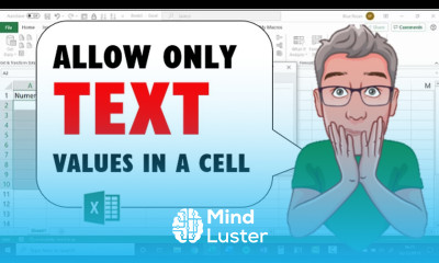 Excel Only Allow Text In a Range of Cells