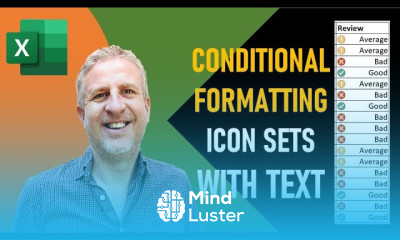 How to Use Conditional Formatting Icon Sets with Text Excel Traffic Lights Based on Text