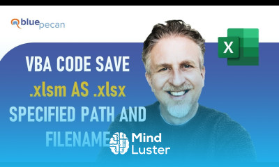 Excel VBA Macro Save xlsm File to Specific Location as xlsx File Name Based on Cell Values