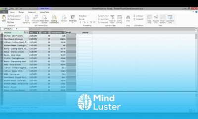Using the DAX function RELATED in the Power Pivot Add in