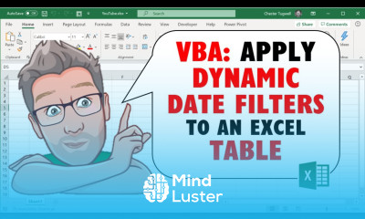 Excel VBA Code to Apply Dynamic Date Filters to an Excel Table