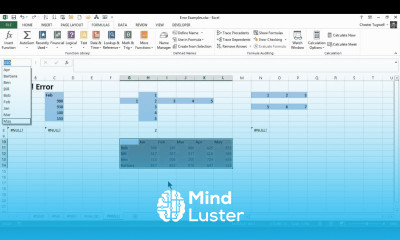 Excel s NULL Error and the Intersect Operator