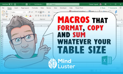 Excel Macros That Format Copy and SUM Whatever Your Table Size