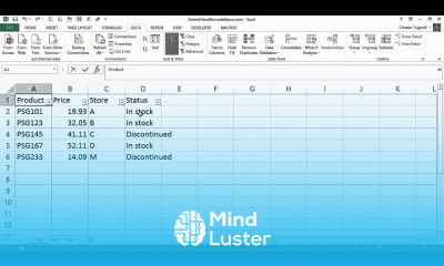 Delete Filtered Records In Excel with a Recorded Macro