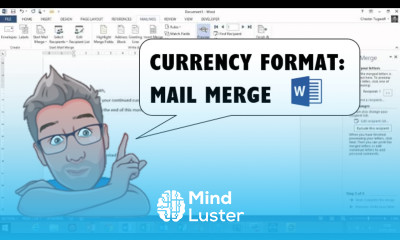 How to Apply Currency Format to a Mail Merge Field