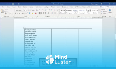 Repeat Header Row in Word Table when Table Includes Page Break