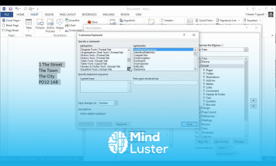 Assign a Shortcut Key to an AutoText Entry in Word