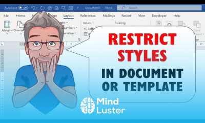 LIMIT the STYLES that Can Be Used in a Word Document or Template
