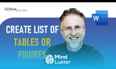 Make a List of Tables or Figures Table of Figures in MS Word Include Chapter Number in Caption