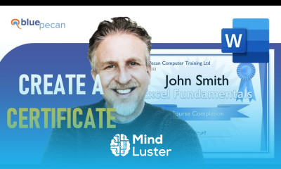 How to Make a Certificate in Microsoft Word Student Certificate of Participation in MS Word