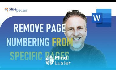 Remove Page Numbering from Specific Pages in Microsoft Word Remove Page Numbering From Section