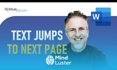 How Do I Stop Text From Jumping to the Next Page in Word Word Skips Half a Page