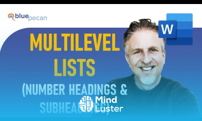 How to Apply Multilevel Numbering In Microsoft Word Numbering Headings and Subheadings