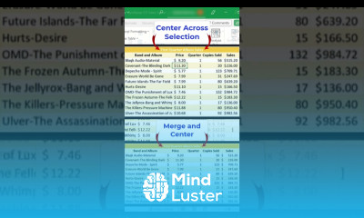 Excel Hack Center Text Across Multiple Cells Easy Trick shorts exceltips exceltutorials excel