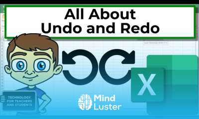 Using Undo and Redo in Excel