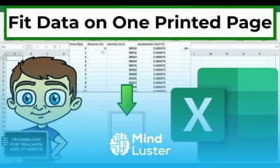 How to Print Huge Excel Sheets on Just one Page