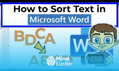 How to Sort Text in Microsoft Word