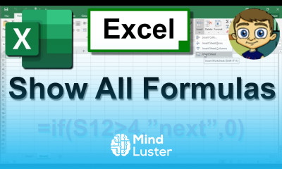 Display All Formulas in Excel