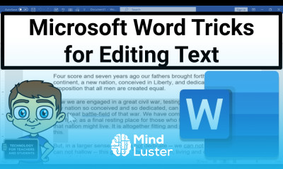Tricks for Selecting and Editing Text in Microsoft Word