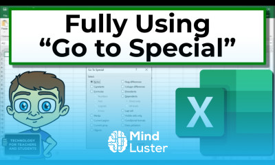 Using Go to Special in Excel