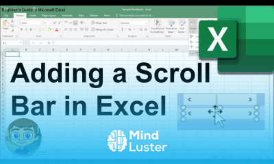 Adding a Scroll Bar in Excel