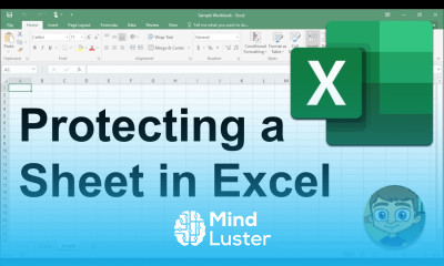 Advanced Excel Protecting a Sheet Excel Tutorial