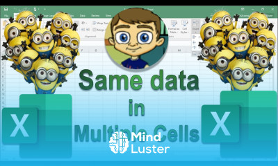 Enter the Same Data in Multiple Excel Cells